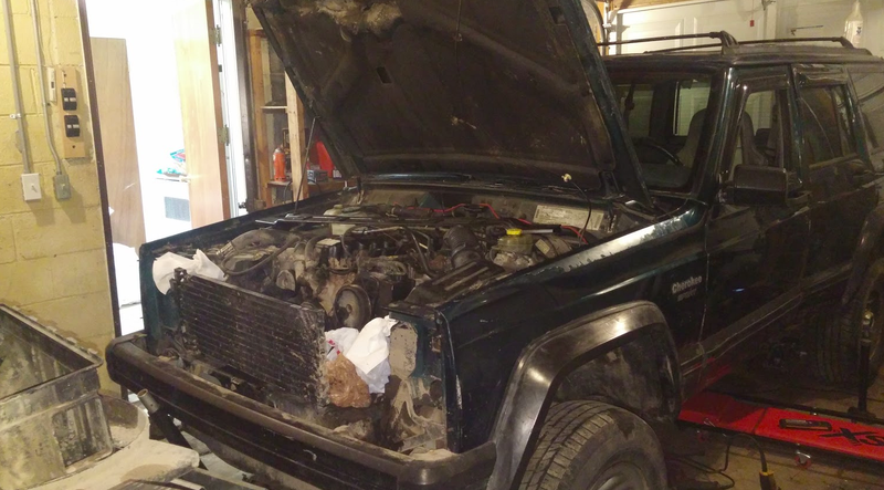 Illustration for article titled One Week Until Moab And The $600 XJ Is Slowly Coming Along